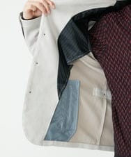 MKCAV62220 MK MICHEL KLEIN HOMME(MKミッシェルクランオム) スエードタッチ コンバーチブルジャケット ライトグレー(91)