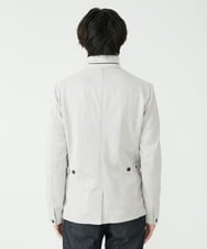 MKCAV62220 MK MICHEL KLEIN HOMME(MKミッシェルクランオム) スエードタッチ コンバーチブルジャケット ライトグレー(91)