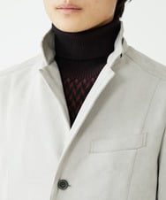 MKCAV62220 MK MICHEL KLEIN HOMME(MKミッシェルクランオム) スエードタッチ コンバーチブルジャケット ライトグレー(91)