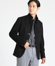MKCAV62220 MK MICHEL KLEIN HOMME(MKミッシェルクランオム) スエードタッチ コンバーチブルジャケット ブラック(94)
