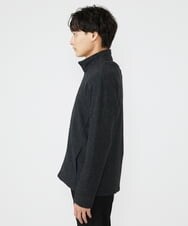 MKCAV65130 MK MICHEL KLEIN HOMME(MKミッシェルクランオム) スタンドカーディガン / ウオームメランジ ダークグレー(93)