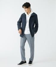 MKCAV70363 MK MICHEL KLEIN HOMME(MKミッシェルクランオム) 尾州ツイード / ミドルコート ネイビー(58)