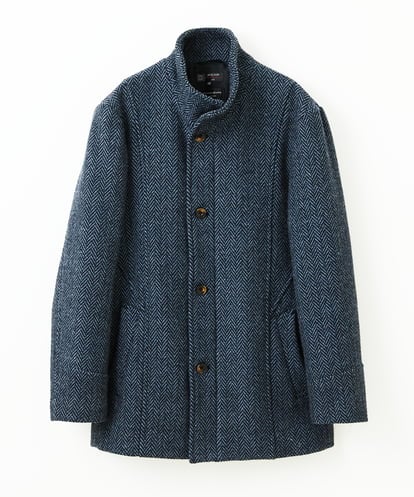 MKCAV70363 MK MICHEL KLEIN HOMME 尾州ツイード / ミドルコート