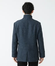 MKCAV70363 MK MICHEL KLEIN HOMME(MKミッシェルクランオム) 尾州ツイード / ミドルコート ネイビー(58)