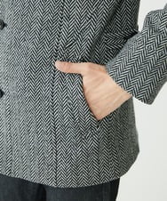MKCAV70363 MK MICHEL KLEIN HOMME(MKミッシェルクランオム) 尾州ツイード / ミドルコート グレー(92)