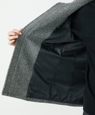 MKCAV70363 MK MICHEL KLEIN HOMME(MKミッシェルクランオム) 尾州ツイード / ミドルコート グレー(92)