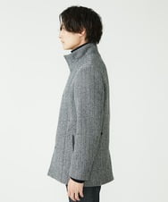 MKCAV70363 MK MICHEL KLEIN HOMME(MKミッシェルクランオム) 尾州ツイード / ミドルコート グレー(92)