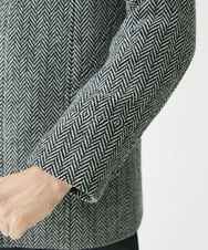 MKCAV70363 MK MICHEL KLEIN HOMME(MKミッシェルクランオム) 尾州ツイード / ミドルコート グレー(92)
