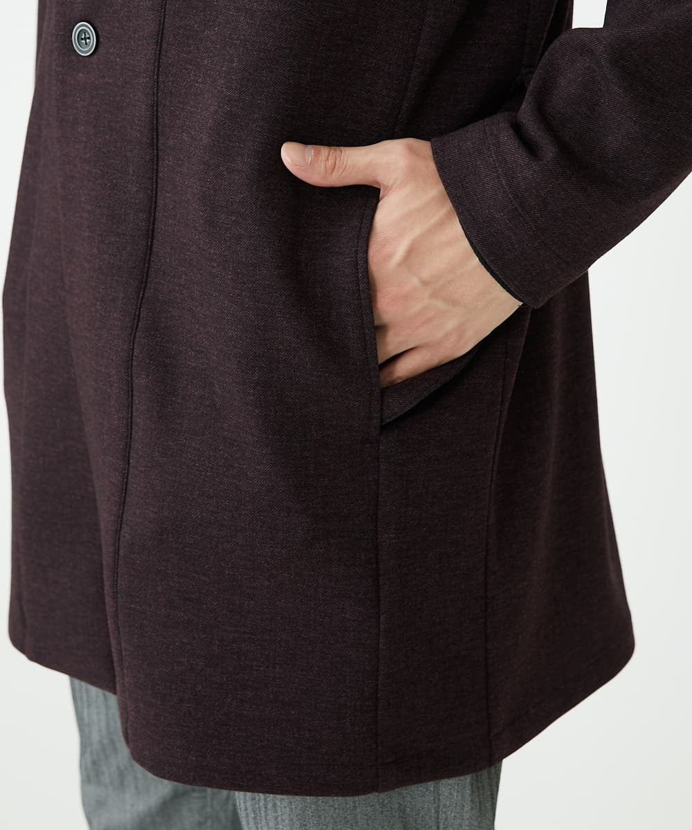 MKCAX12150 MK MICHEL KLEIN HOMME(MKミッシェルクランオム) ロングコーディガン / TEC EASY  パープル(77)