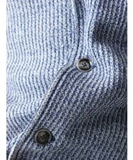 MKCDC24135 MK MICHEL KLEIN HOMME(MKミッシェルクランオム) 【イージーケア】ラッセルスタンドカーディガン ブルー