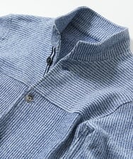 MKCDC24135 MK MICHEL KLEIN HOMME(MKミッシェルクランオム) 【イージーケア】ラッセルスタンドカーディガン ブルー