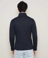 MKCDJ71120 MK MICHEL KLEIN HOMME(MKミッシェルクランオム) 春カーディガン／ラッセルメランジテレコ ネイビー