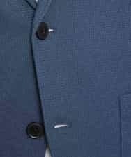 MKCDJ77120 MK MICHEL KLEIN HOMME(MKミッシェルクランオム) カットジャケット／シルへリンボンリンクス ライトブルー