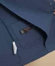 MKCDJ77120 MK MICHEL KLEIN HOMME(MKミッシェルクランオム) カットジャケット／シルへリンボンリンクス ライトブルー