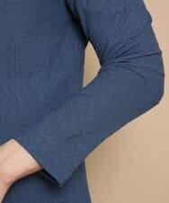 MKCDJ77120 MK MICHEL KLEIN HOMME(MKミッシェルクランオム) カットジャケット／シルへリンボンリンクス ライトブルー