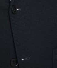 MKCDJ77120 MK MICHEL KLEIN HOMME(MKミッシェルクランオム) カットジャケット／シルへリンボンリンクス ネイビー