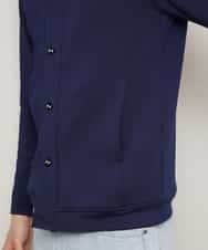 MKCDL02089 MK MICHEL KLEIN HOMME(MKミッシェルクランオム) パーカー／ノビールストレッチ ネイビー