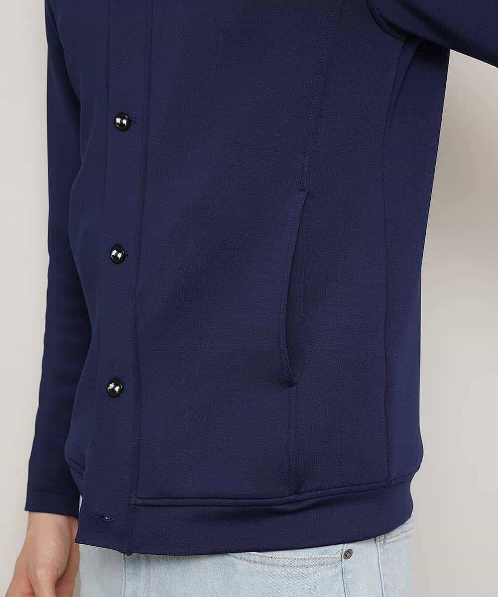 MKCDL02089 MK MICHEL KLEIN HOMME(MKミッシェルクランオム) パーカー／ノビールストレッチ ネイビー