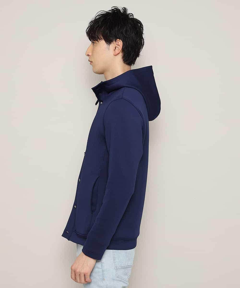 MKCDL02089 MK MICHEL KLEIN HOMME(MKミッシェルクランオム) パーカー／ノビールストレッチ ネイビー