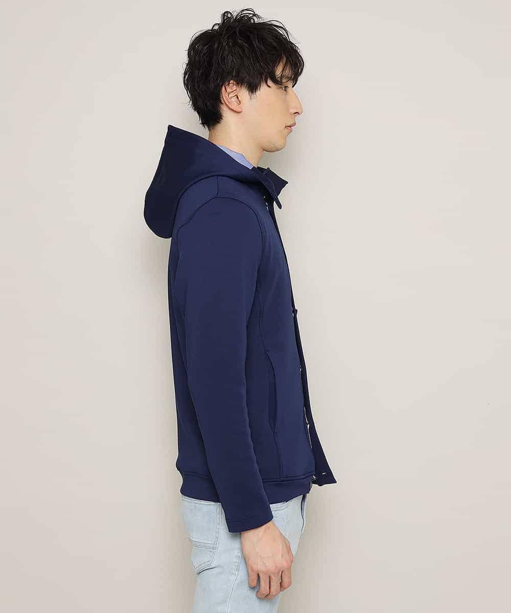 MKCDL02089 MK MICHEL KLEIN HOMME(MKミッシェルクランオム) パーカー／ノビールストレッチ ネイビー