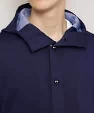 MKCDL02089 MK MICHEL KLEIN HOMME(MKミッシェルクランオム) パーカー／ノビールストレッチ ネイビー