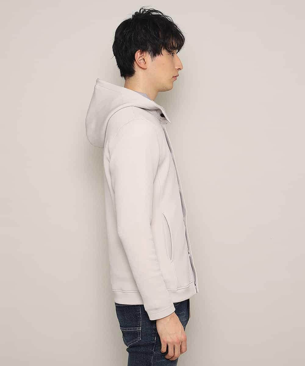 MKCDL02089 MK MICHEL KLEIN HOMME(MKミッシェルクランオム) パーカー／ノビールストレッチ アイボリー