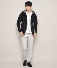 MKCDL02089 MK MICHEL KLEIN HOMME(MKミッシェルクランオム) パーカー／ノビールストレッチ ブラック