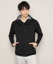 MKCDL02089 MK MICHEL KLEIN HOMME(MKミッシェルクランオム) パーカー／ノビールストレッチ ブラック