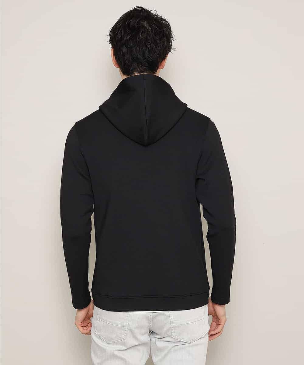 MKCDL02089 MK MICHEL KLEIN HOMME(MKミッシェルクランオム) パーカー／ノビールストレッチ ブラック