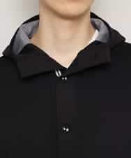 MKCDL02089 MK MICHEL KLEIN HOMME(MKミッシェルクランオム) パーカー／ノビールストレッチ ブラック