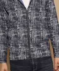 MKCDL73120 MK MICHEL KLEIN HOMME(MKミッシェルクランオム) パーカー／マッシュ ネイビー