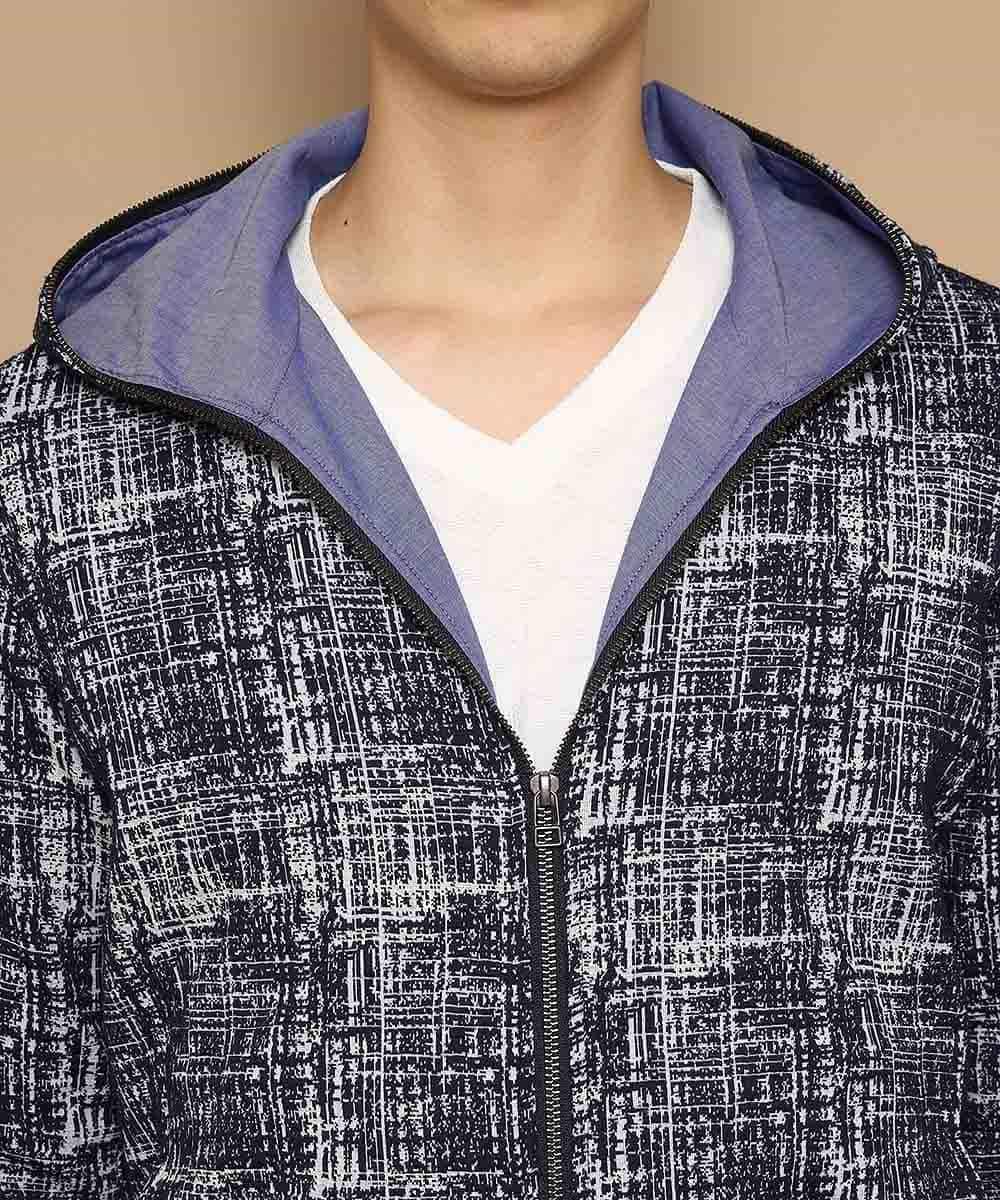 MKCDL73120 MK MICHEL KLEIN HOMME(MKミッシェルクランオム) パーカー／マッシュ ネイビー
