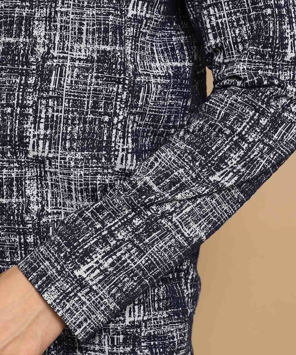 MKCDL73120 MK MICHEL KLEIN HOMME(MKミッシェルクランオム) パーカー／マッシュ ネイビー