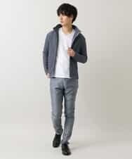 MKCDM73110 MK MICHEL KLEIN HOMME(MKミッシェルクランオム) ツートンラッセルカーディガン ネイビー(57)