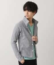 MKCDM73110 MK MICHEL KLEIN HOMME(MKミッシェルクランオム) ツートンラッセルカーディガン ライトグレー(91)