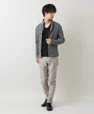 MKCDM73110 MK MICHEL KLEIN HOMME(MKミッシェルクランオム) ツートンラッセルカーディガン ブラック(94)