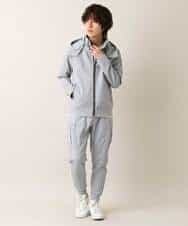 MKCDO04100 MK MICHEL KLEIN HOMME(MKミッシェルクランオム) フードパーカー／ポリテックポンチ グレー(92)