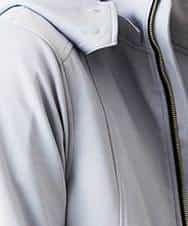 MKCDO04100 MK MICHEL KLEIN HOMME(MKミッシェルクランオム) フードパーカー／ポリテックポンチ グレー(92)