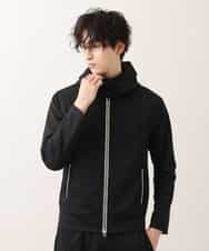 MKCDO04100 MK MICHEL KLEIN HOMME(MKミッシェルクランオム) フードパーカー／ポリテックポンチ ブラック(94)
