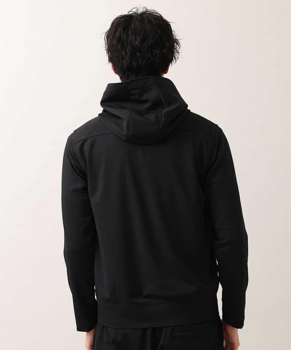 MKCDO04100 MK MICHEL KLEIN HOMME(MKミッシェルクランオム) フードパーカー／ポリテックポンチ ブラック(94)