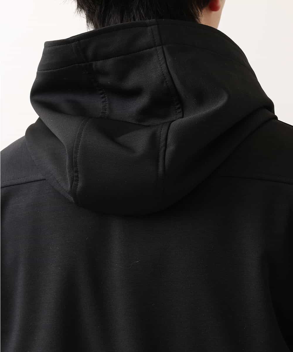 MKCDO04100 MK MICHEL KLEIN HOMME(MKミッシェルクランオム) フードパーカー／ポリテックポンチ ブラック(94)