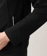 MKCDO04100 MK MICHEL KLEIN HOMME(MKミッシェルクランオム) フードパーカー／ポリテックポンチ ブラック(94)