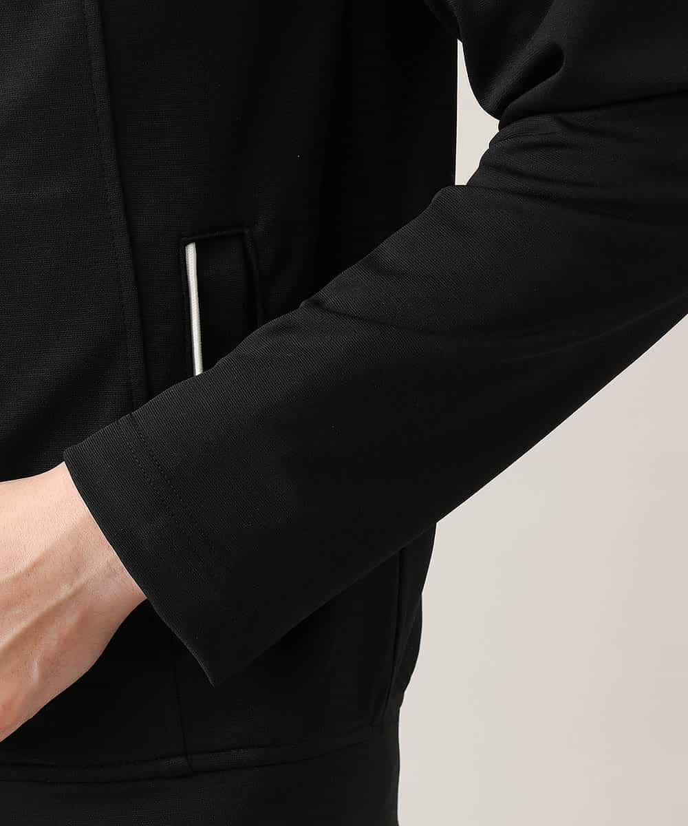 MKCDO04100 MK MICHEL KLEIN HOMME(MKミッシェルクランオム) フードパーカー／ポリテックポンチ ブラック(94)