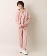 MKCDO13089 MK MICHEL KLEIN HOMME(MKミッシェルクランオム) 【ワンマイルセットアップ企画】カーディガン / TRWフェイス ピンク(02)