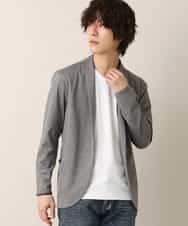 MKCDO13089 MK MICHEL KLEIN HOMME(MKミッシェルクランオム) 【ワンマイルセットアップ企画】カーディガン / TRWフェイス グレー(92)
