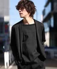 MKCDO13089 MK MICHEL KLEIN HOMME(MKミッシェルクランオム) 【ワンマイルセットアップ企画】カーディガン / TRWフェイス ブラック(94)