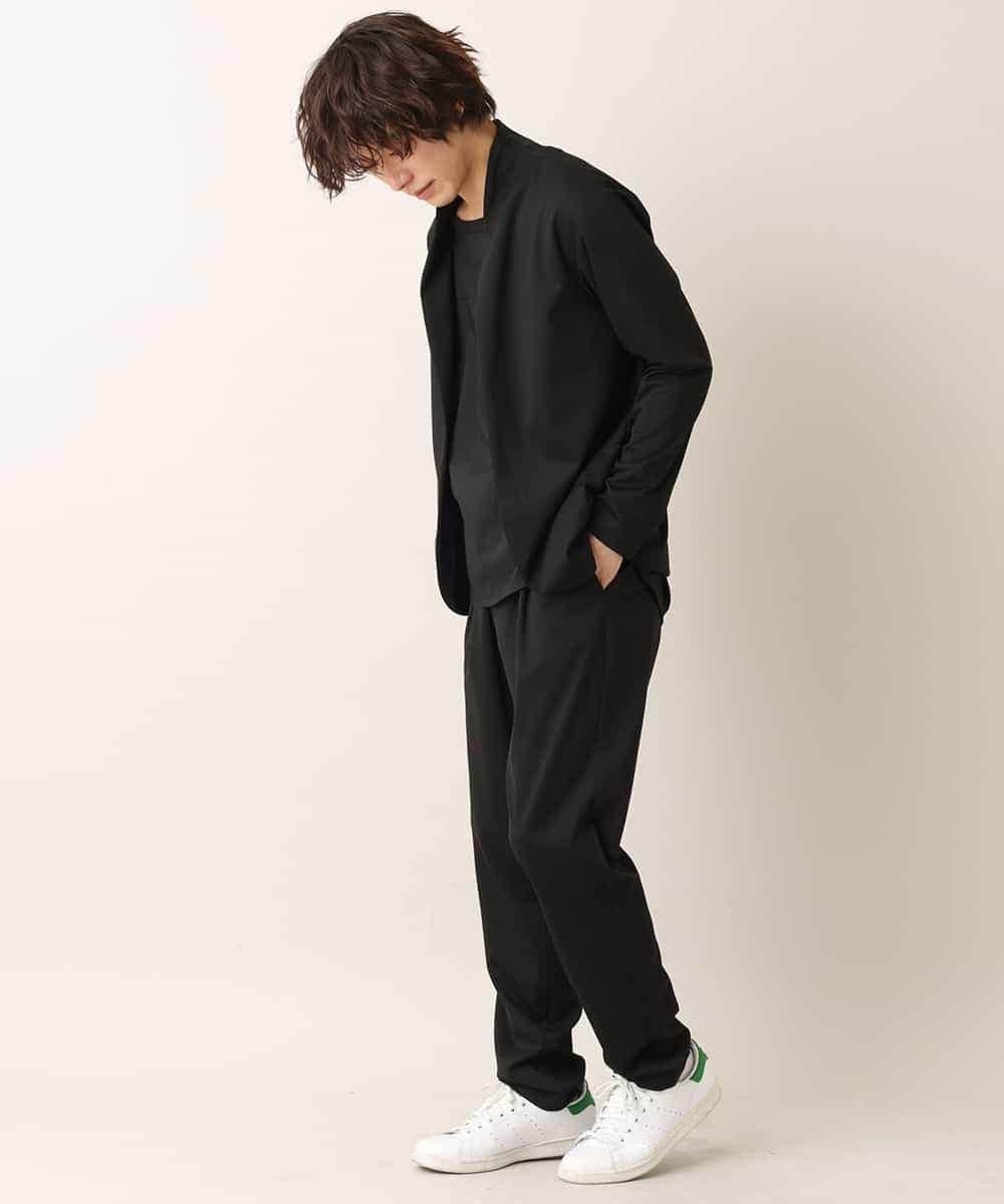 MKCDO13089 MK MICHEL KLEIN HOMME(MKミッシェルクランオム) 【ワンマイルセットアップ企画】カーディガン / TRWフェイス ブラック(94)