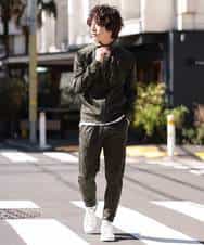 MKCDO16100 MK MICHEL KLEIN HOMME(MKミッシェルクランオム) ワンマイルウエア / カモフラストレッチ（セットアップ） カーキ(36)