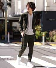 MKCDO16100 MK MICHEL KLEIN HOMME(MKミッシェルクランオム) ワンマイルウエア / カモフラストレッチ（セットアップ） カーキ(36)