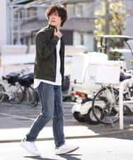 MKCDO16100 MK MICHEL KLEIN HOMME(MKミッシェルクランオム) ワンマイルウエア / カモフラストレッチ（セットアップ） カーキ(36)
